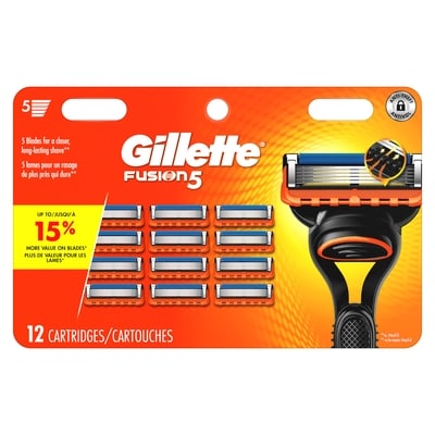 Gillette Razor Blades for Men, 12ct Razor Blade Refills 12 ea, $4.46/1ea