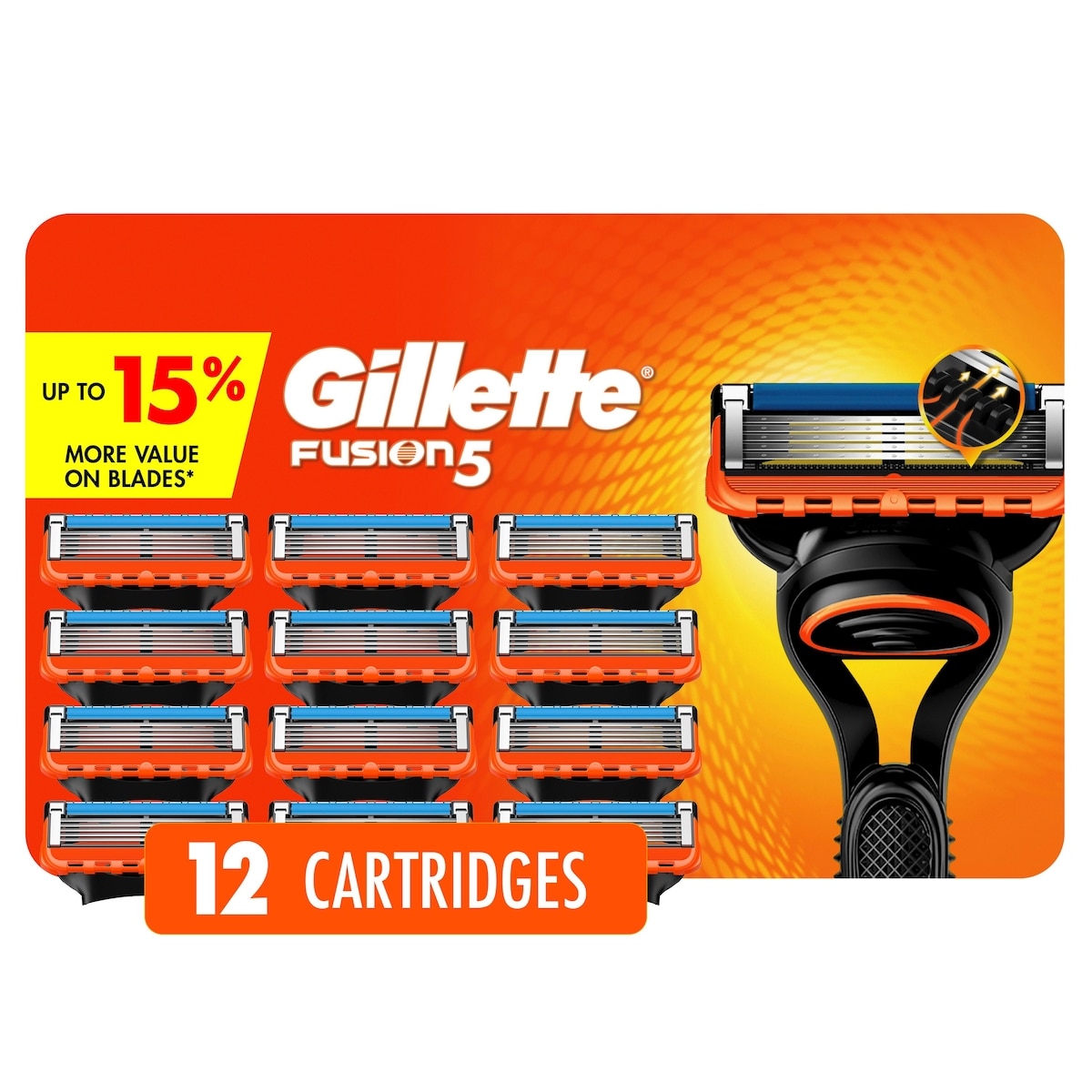 Gillette Razor Refills for Men, 12 Razor Blade Refills 12 ea, $5.00/1ea