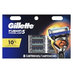Gillette ProGlide Razor Refills for Men, 8 Razor Cartridges for FlexBall Razor Handle, 5-Blade Razor Blades, Precision Trimmer for Men 8 ea, $4.38/1ea