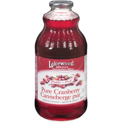Lakewood Pure Cranberry 100% Juice 946 ml, $1.37/100ml
