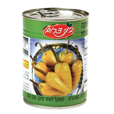 Bnei Darom Piments forts 540 g, 0,79 $/100g