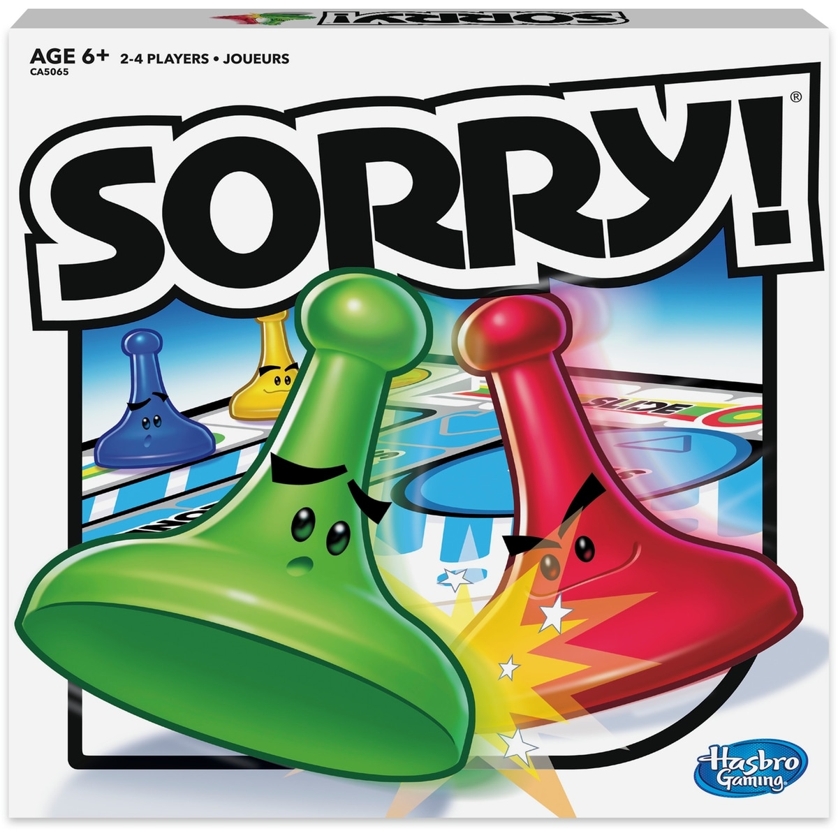 Hasbro Sorry ! Jeu de société pour enfants, jeux de société familiaux pour enfants, jeux familiaux, 2 à 4 joueurs, 6 ans et plus 1 ea, 20,00 $/1ch
