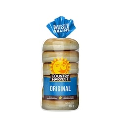 Country Harvest Bagel original 450 g, 0,95 $/100g