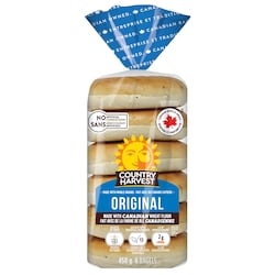 Country Harvest Original Bagels 450 g, $0.95/100g