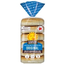 Country Harvest Bagel original 450 g, 0,95 $/100g