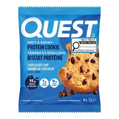 Quest Cookie protéiné aux pépites de chocolat 59 g, 9,31 $/100g