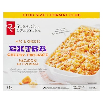 Macaroni au fromage extra fromage, Format Club