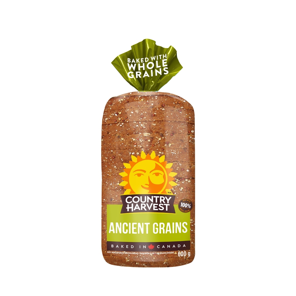 Country Harvest Ancient Grains with Red Fife Bread 600 g, $0.58/100g