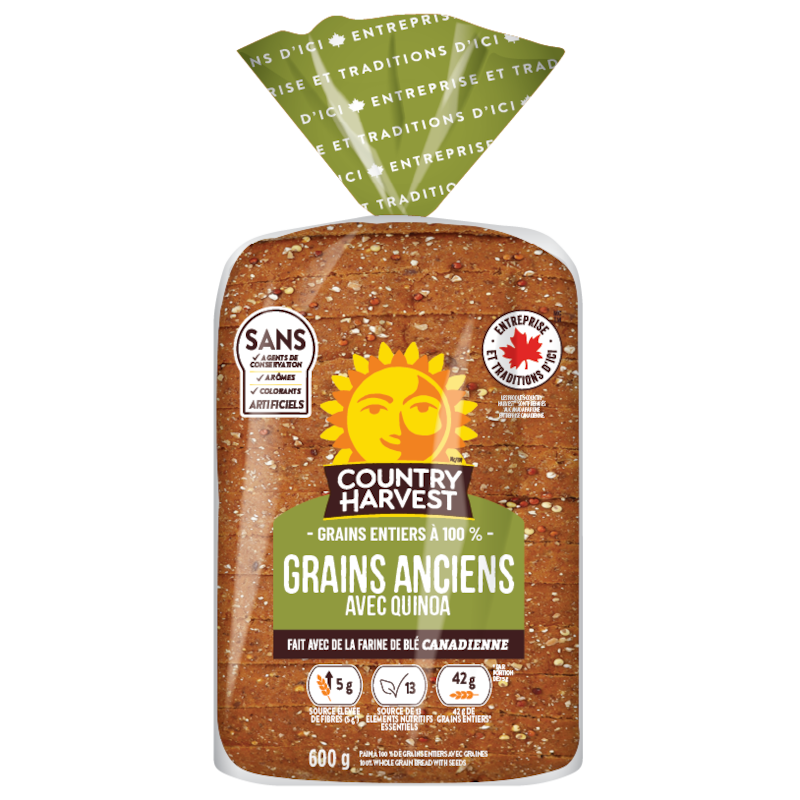 Ancient Grains with Red Fife Bread
