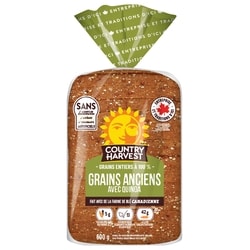 Country Harvest Pain Grains anciens avec blé Red Fife 600 g, 0,70 $/100g