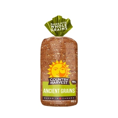 Country Harvest Pain Grains anciens avec blé Red Fife 600 g, 0,75 $/100g