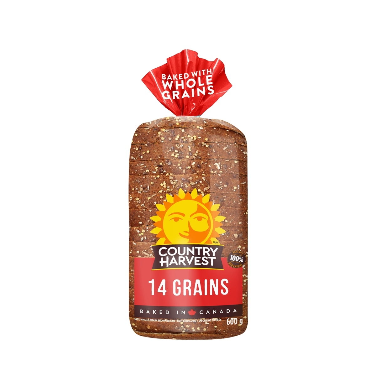 Country Harvest 14 Grain Bread 600 g, $0.58/100g