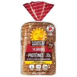 Country Harvest 14 Grain Bread 600 g, $0.75/100g