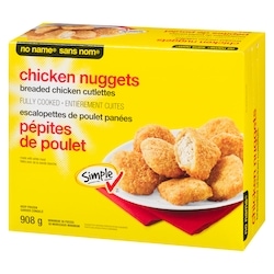 ナゲッツ4CDBox 日本語ライナーつき Nuggets No Name Fully Cooked, Breaded Chicken Nuggets Cutlettes - 908 g