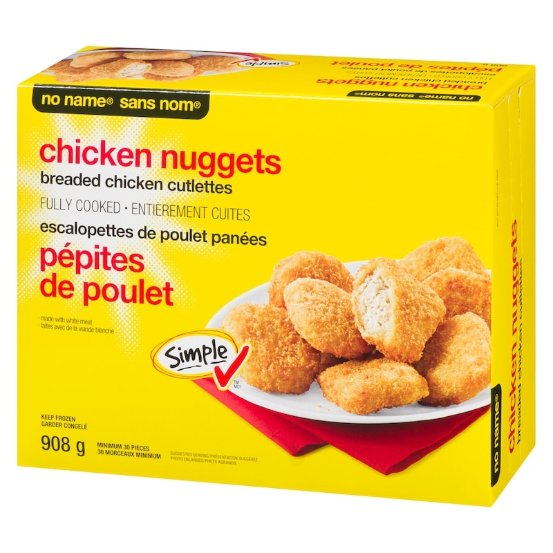 Fully Cooked, Breaded Chicken Nuggets Cutlettes