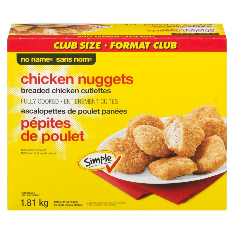 Breaded Chicken Cutlettes Chicken Nuggets Club Size