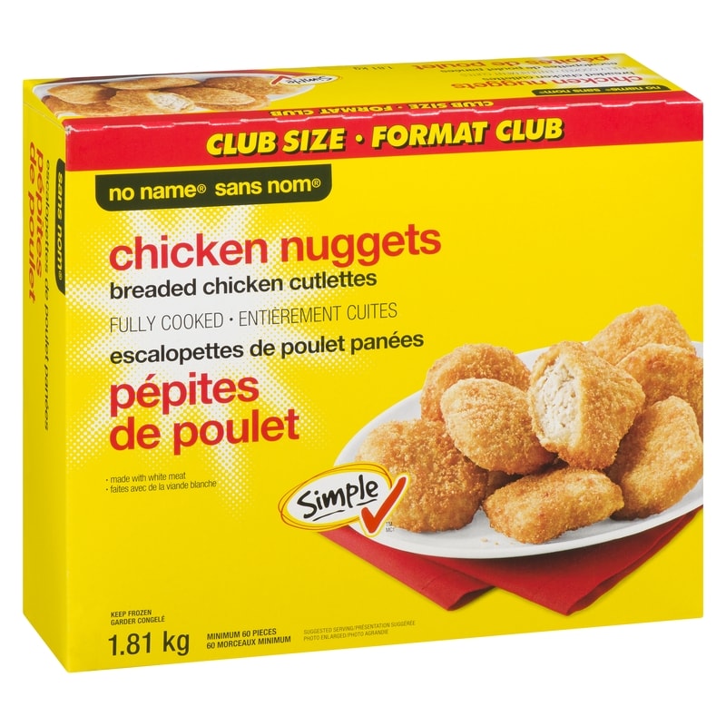 Breaded Chicken Cutlettes Chicken Nuggets Club Size