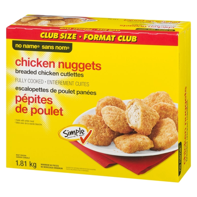 Breaded Chicken Cutlettes Chicken Nuggets Club Size