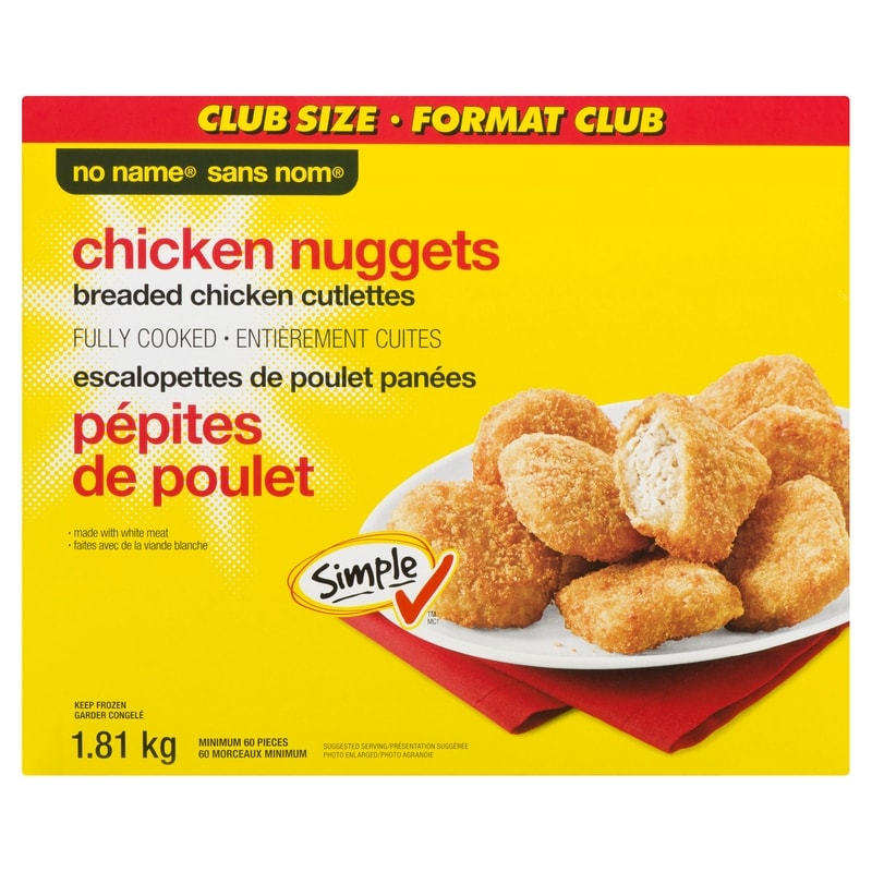 Breaded Chicken Cutlettes Chicken Nuggets Club Size
