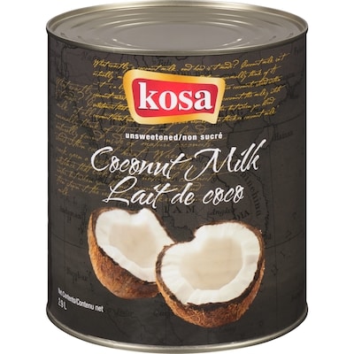 Kosa Coconut Milk, Can     2900 ml, $0.53/100ml
