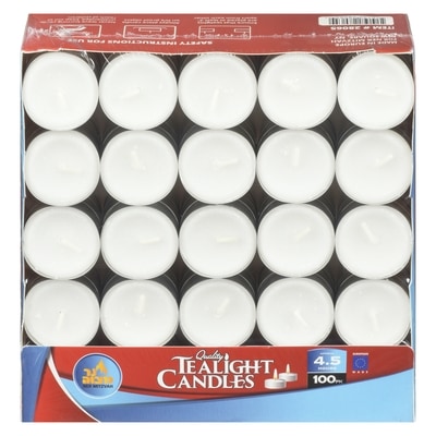 null Quality Tealight Candles 100x1.0 ea, $0.32/1ea