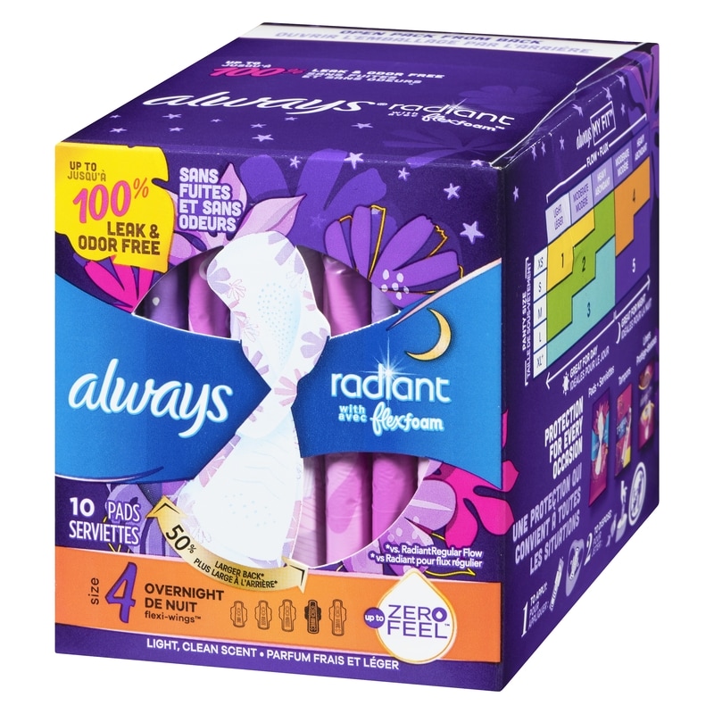 Radiant Pads Overnight Wing