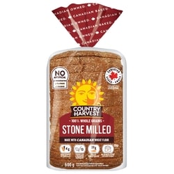 Country Harvest Stone Milled Bread 600 g, $0.72/100g