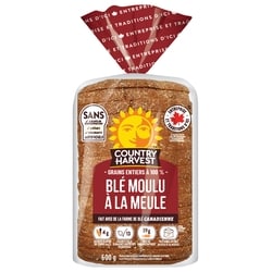 Country Harvest Pain Blé moulu à la meule 600 g, 0,67 $/100g