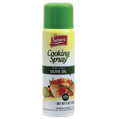 Liebers Cooking Spray Extra Virgin Olive Oil 142 g, $7.74/100g