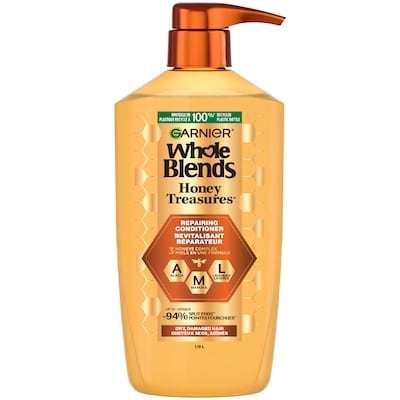 Garnier Whole Blends Honey Treasures Repairing Conditioner, for Damaged and Dry Hair 1180 ml, $1.57/100ml