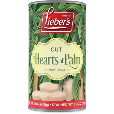 Liebers Hearts of Palm, Cut 400 g, $1.00/100g