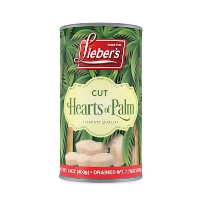 Lieber’s Coeurs de palmier coupés 400 g, 1,00 $/100g