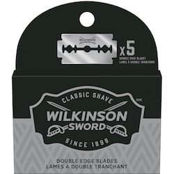 Wilkinson Sword Vintage Double Edge Safety Razor Blades, 5 count