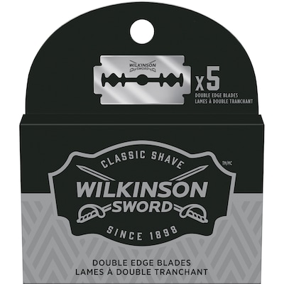 Schick Wilkinson Sword Vintage Double Edge Safety Razor Blades, 5 count 5 ea, $1.50/1ea