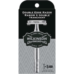 Wilkinson Sword Double Edge Men’s Safety Razor, 1 Handle and 5 Refills