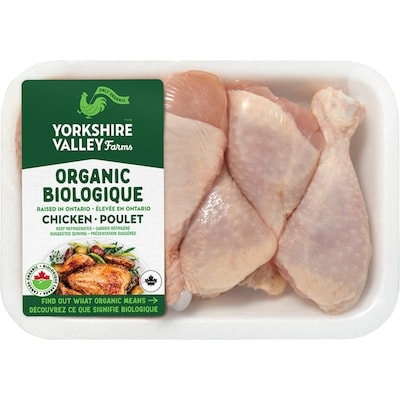 Yorkshire Valley Farms Organic Chicken Drumsticks $14.31/1kg $6.49/1lb