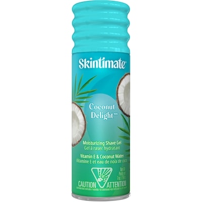 Skintimate Gel à raser au parfum Coconut Delight de marque Skintimate 198 g, 2,17 $/100g