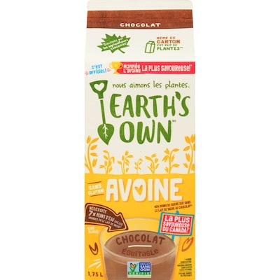 Earth’s Own Boisson à l'avoine Chocolat 1.75 l, 0,26 $/100ml