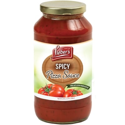 Liebers Pizza Sauce, Spicy 680 g, $0.88/100g