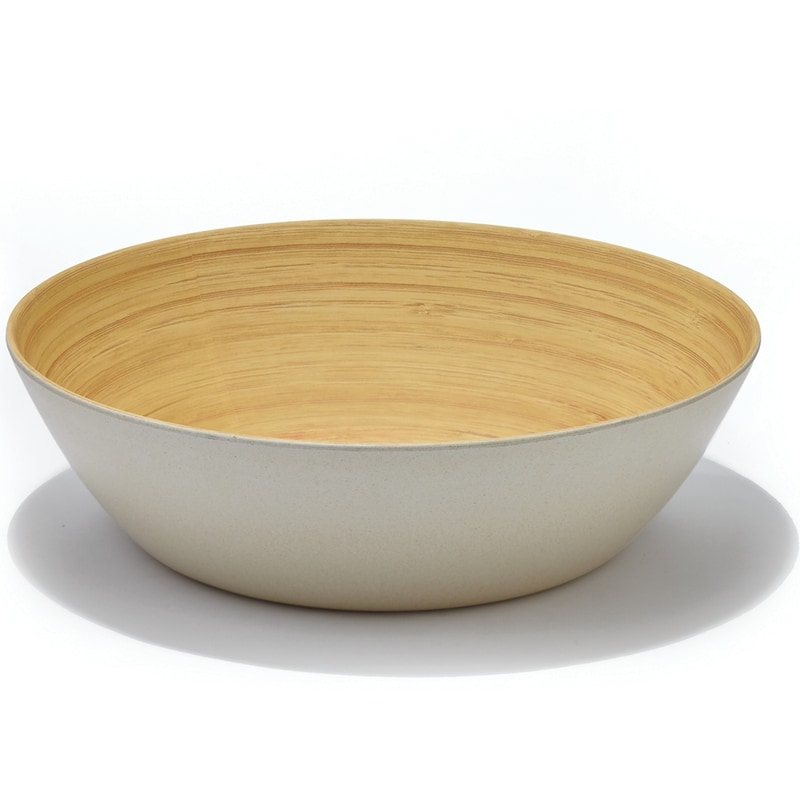 Bamboo Look Bowl Large