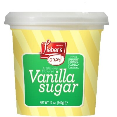 Lieber’s Sucre à la vanille, 12 oz 340 g, 1,61 $/100g
