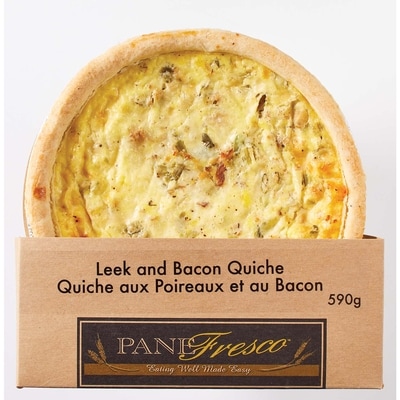 Sabatini Leek And Bacon Quiche Large 590 g, $1.78/100g