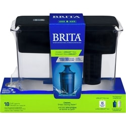 Brita Système de filtration d’eau en distributeur Ultramax noir de 18 tasses avec 1 filtre LONGLAST+ 1 ea, 58,00 $/1ch