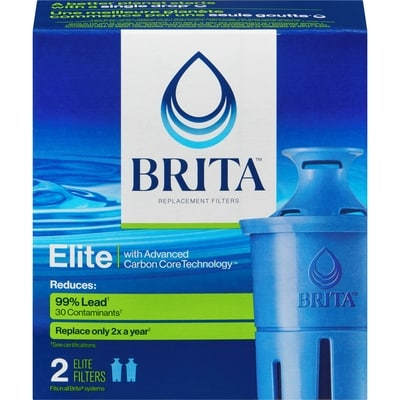 Brita Long last pitcher filter, 2 pack 2x1.0 ea, $22.00/1ea