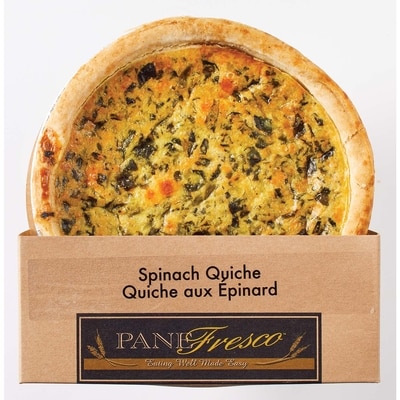 Sabatini Spinach Quiche Small 150 g, $4.99/100g
