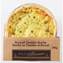 Broccoli Cheddar Quiche Large