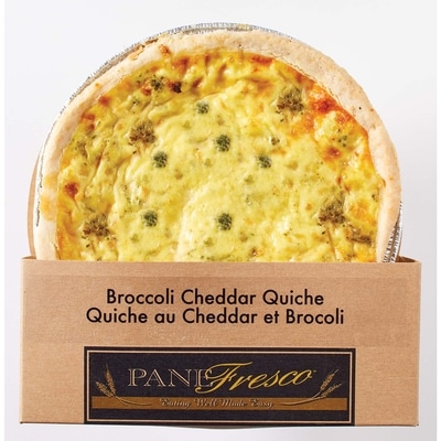 Sabatini Broccoli Cheddar Quiche Small 150 g, $4.99/100g