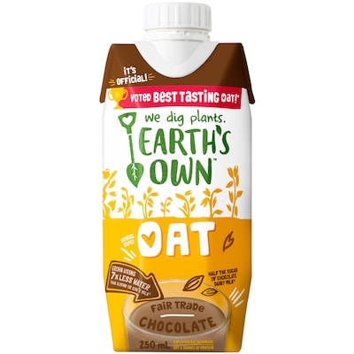 Earth's Own Oat Beverage, Chocolate 3x250.0 ml, $0.67/100ml