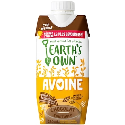 Earth’s Own Boisson à l'avoine Chocolat  3x250.0 ml, 0,67 $/100ml