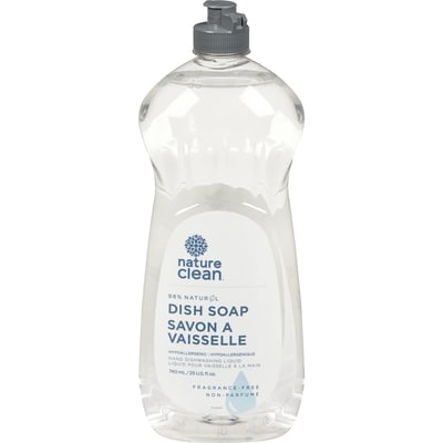 Nature Clean Détergent à vaisselle non parfumé 740 ml, 0,47 $/100ml